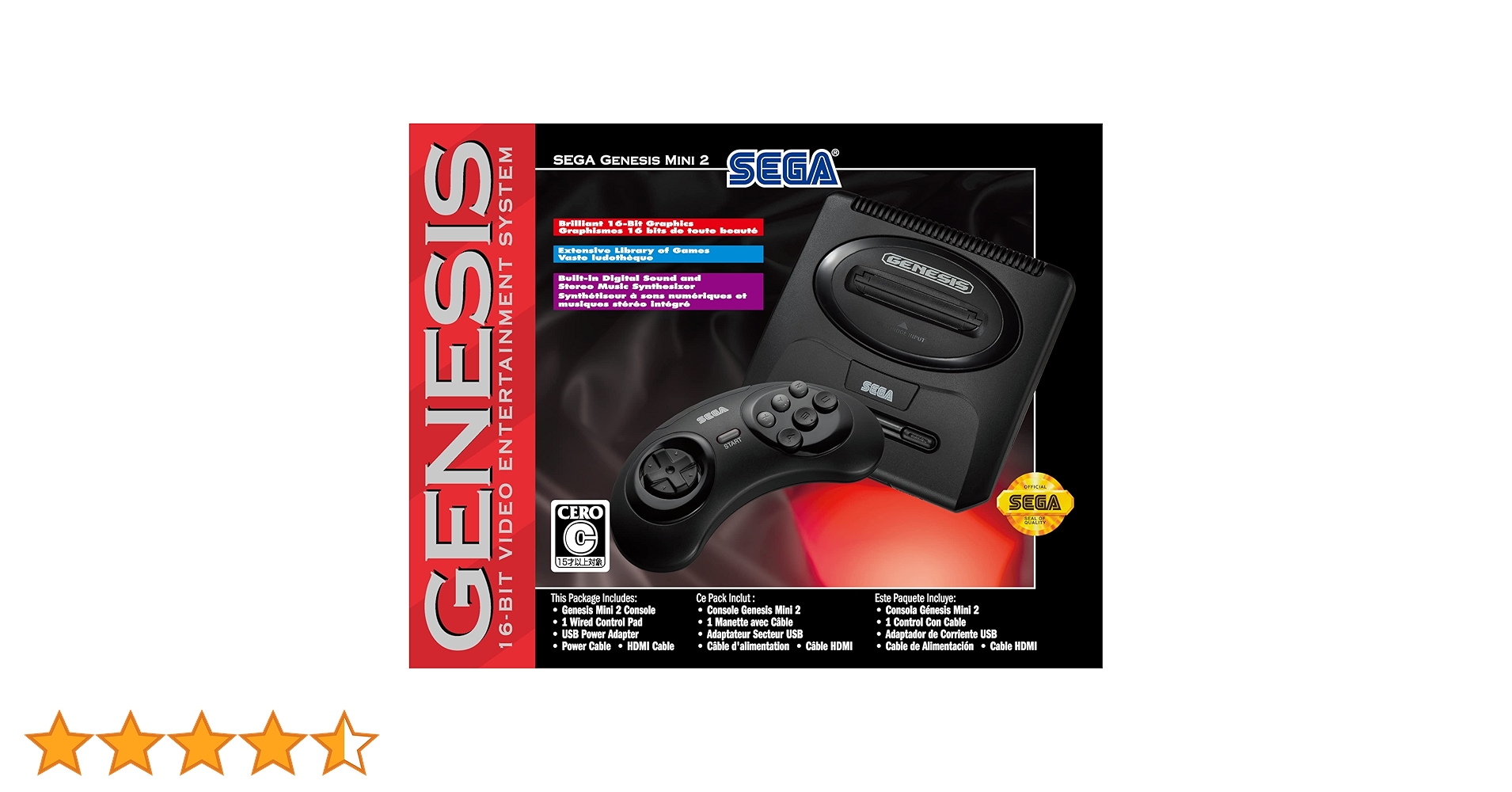 Amazon.co.jp: SEGA Genesis Mini 2 (セガ ジェネシス ミニ 2) : ゲーム